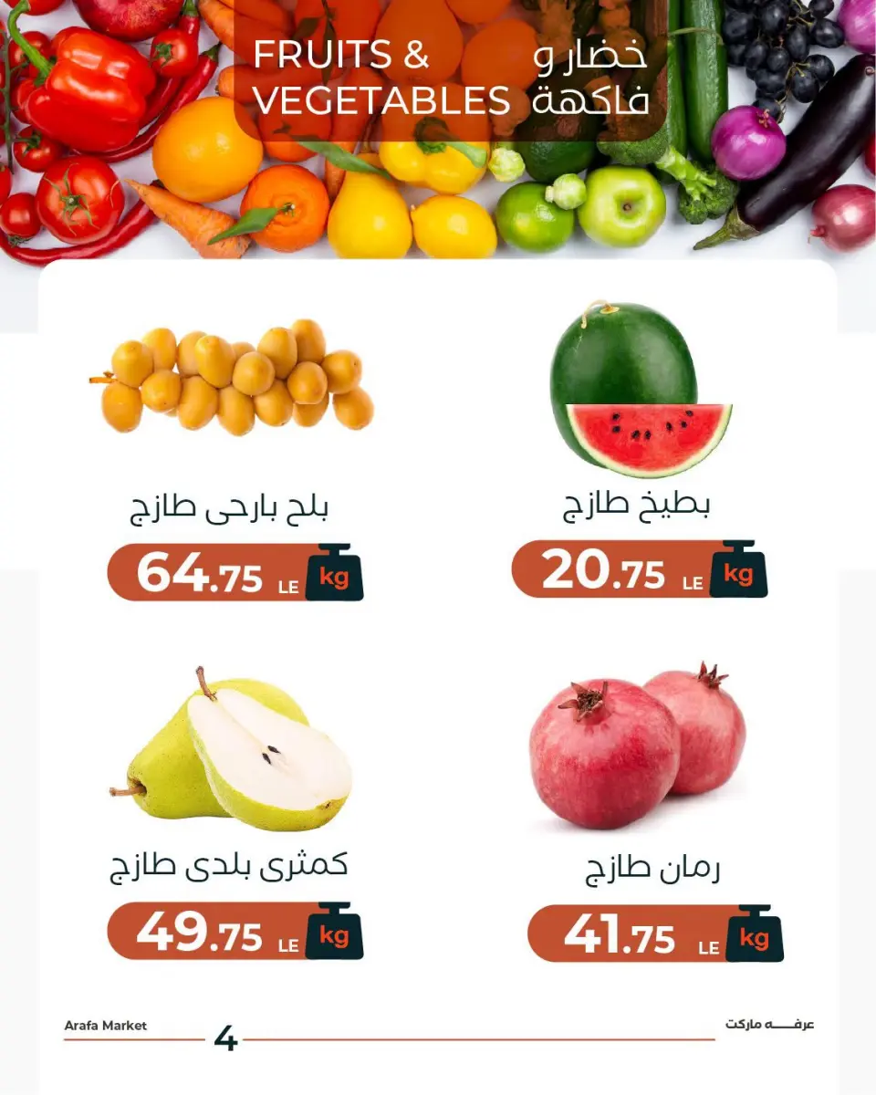 Ofertas de Mercado de Arafa Fayoum martes 8 septiembre 2026 Oferta de frutas y verduras - Página 6
