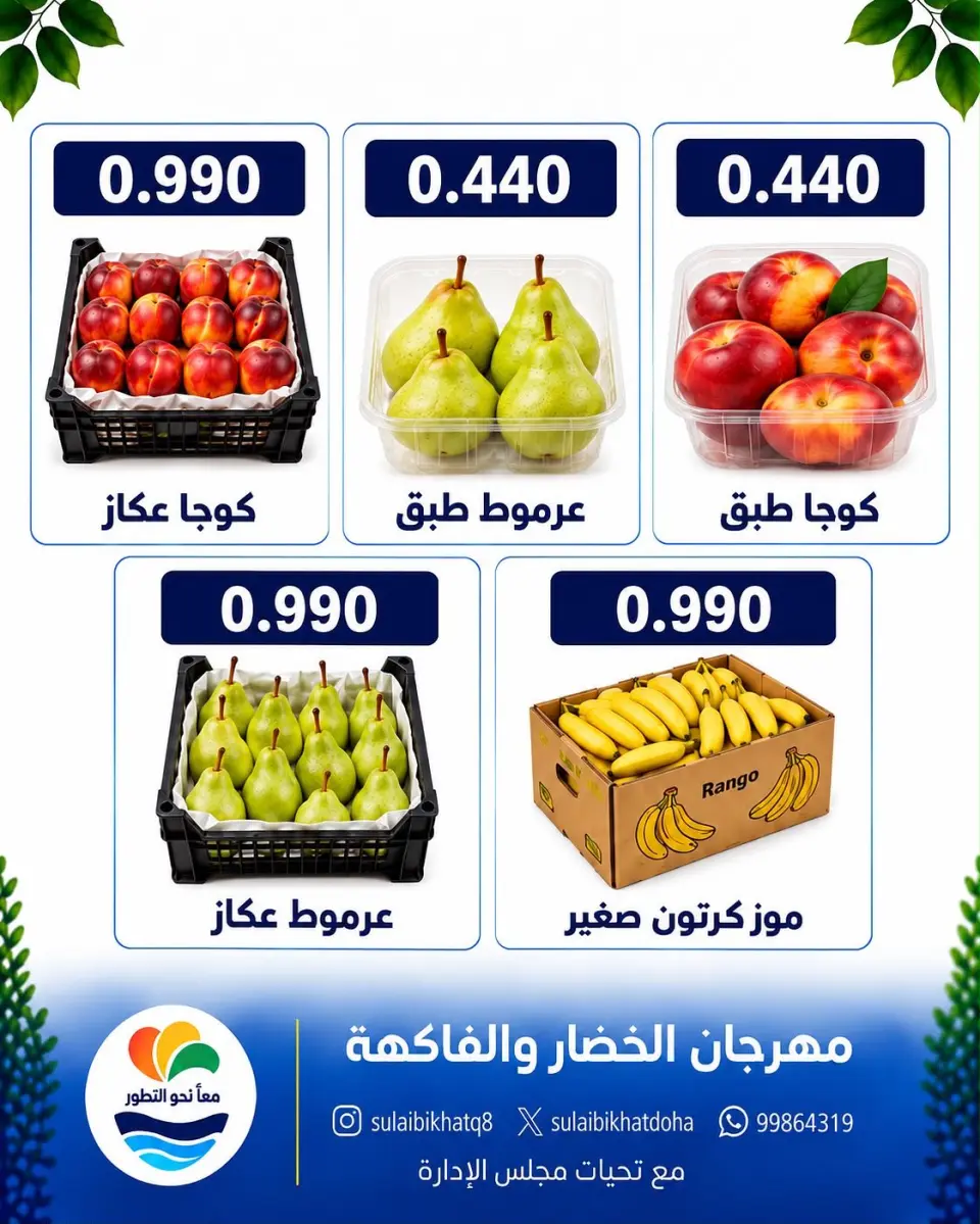 عروض جمعية الصليبخات والدوحة الاثنين ١٤ سبتمبر ٢٠٢٦ مهرجان الخضار والفاكهة - صفحة 2