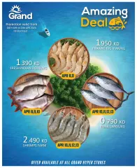 Page 1 in Fish offers at Grand Hyper Kuwait