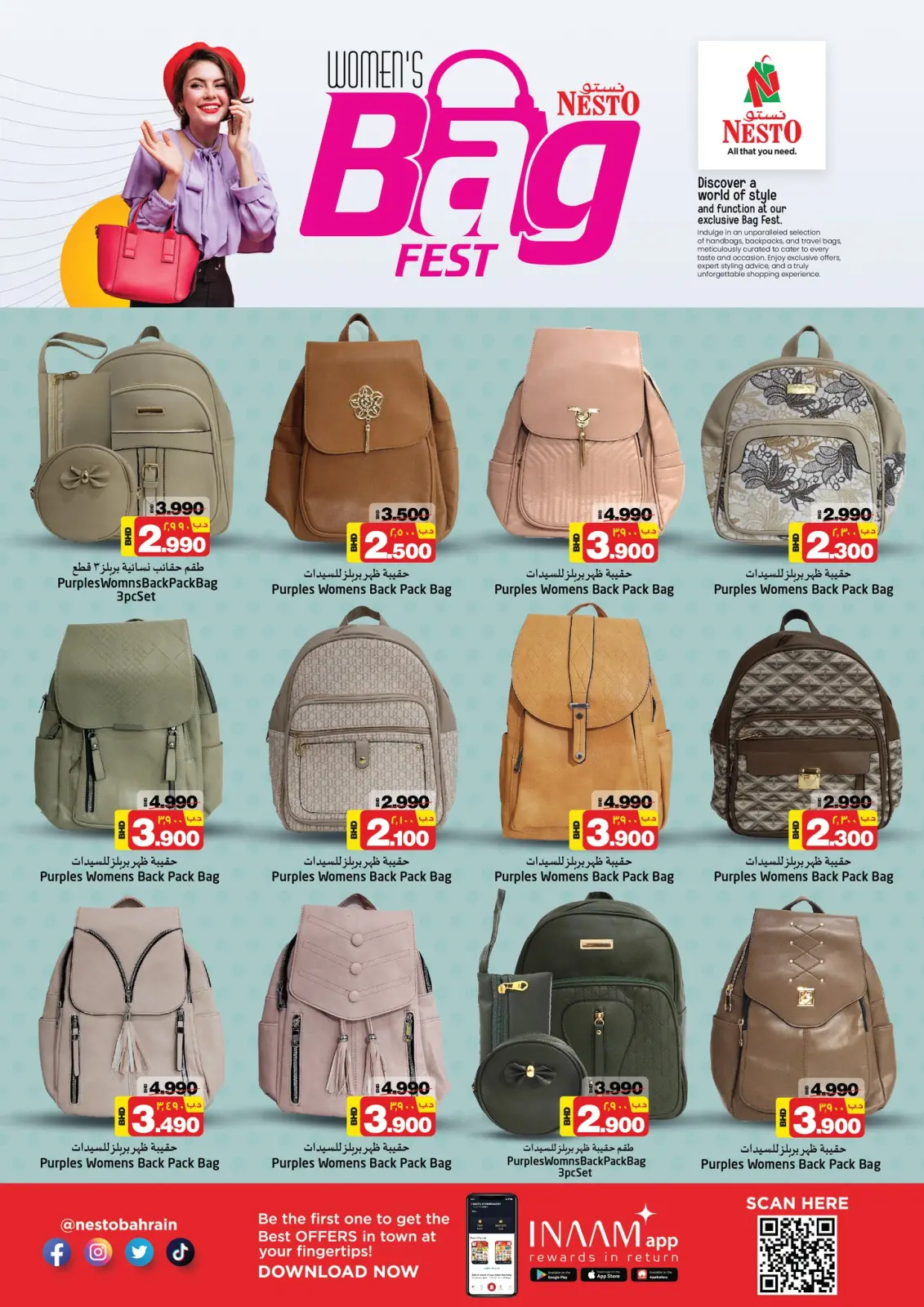 Page 2 in Women Bag Fest Deals at Nesto Bahrain