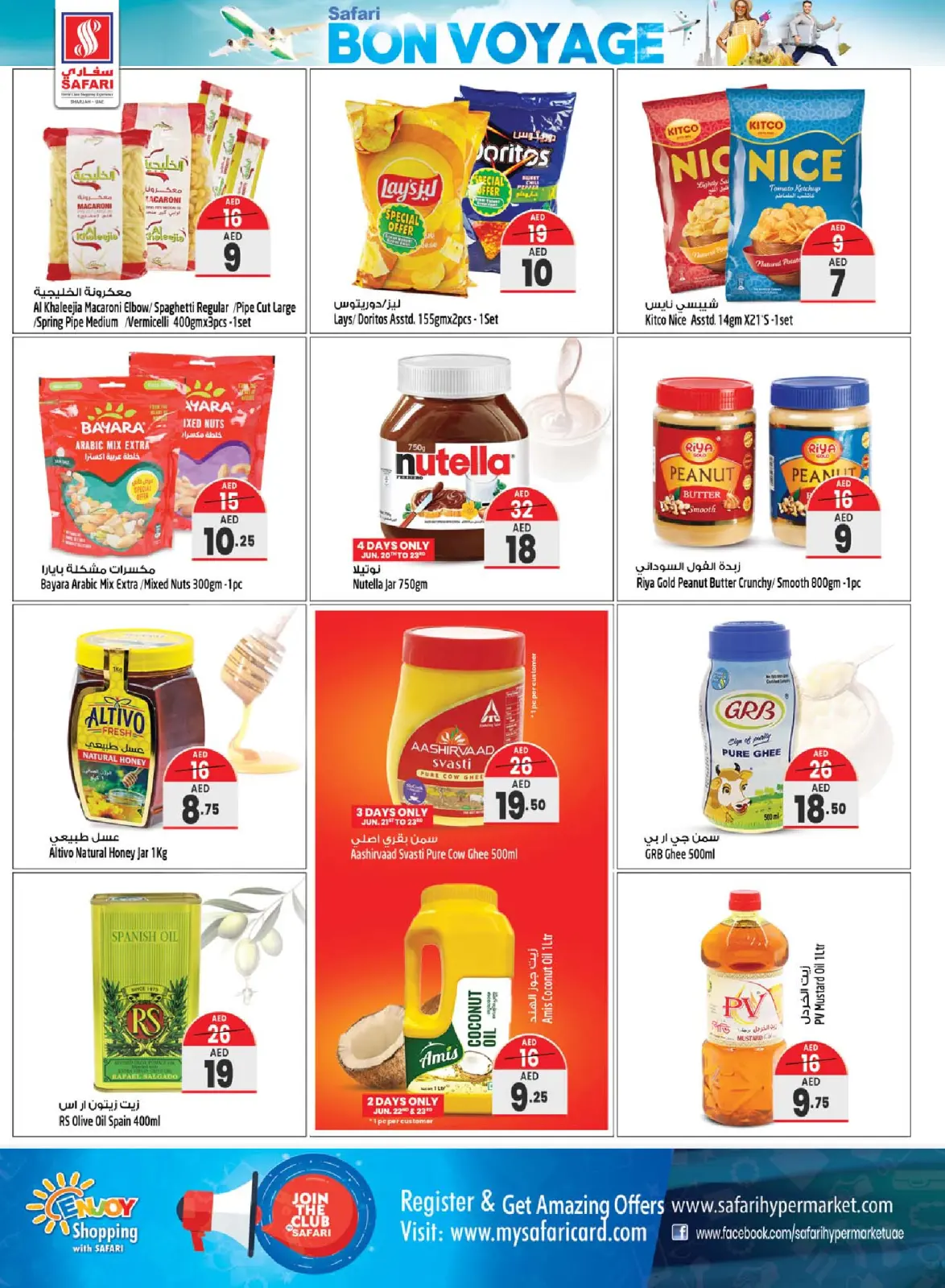 Page 10 in Bon Voyage offers at Safari hypermarket UAE