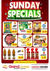 Page 1 in Sunday offers at Muhaisnah branch at Grand Hyper UAE
