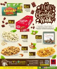 Página 1 en Ofertas de chocolate y frutos secos en Centro de alimentos del Golfo Katar
