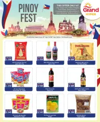 Page 1 in Pinoy Festival Offers at Grand Hyper Kuwait