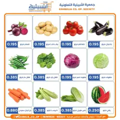 Page 3 in Vegetable and fruit offers at Eshbelia co-op Kuwait