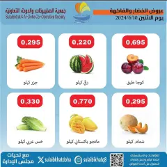 Page 4 in Vegetable and fruit offers at Sulaibikhat Al-Doha co-op Kuwait