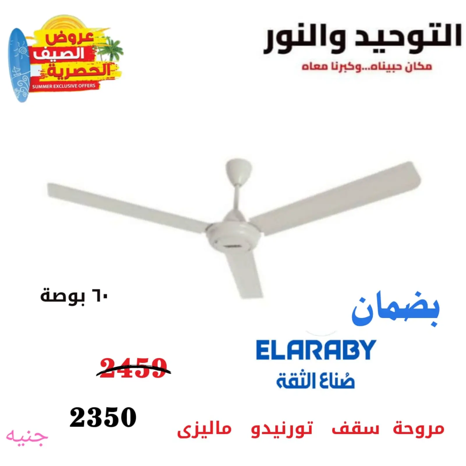 صفحة 22 ضمن عروض الصيف على الأجهزة في التوحيد والنور مصر