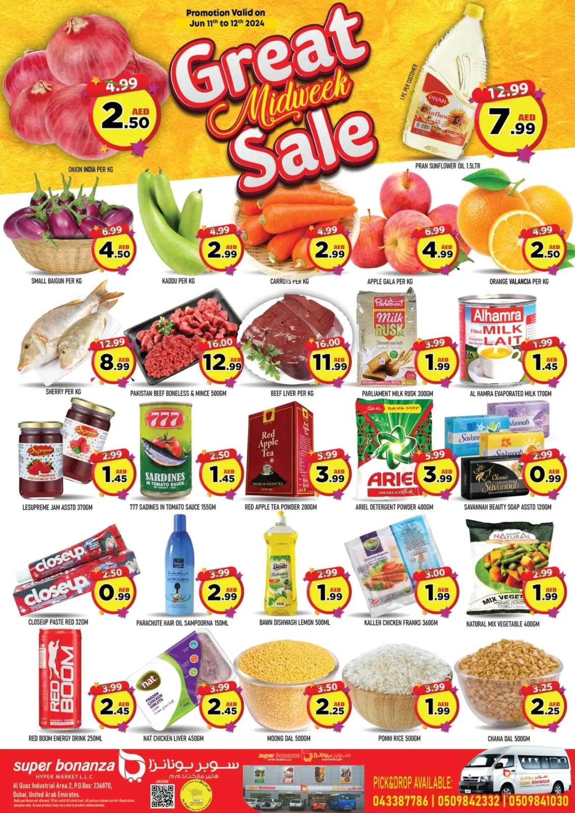 Página 1 en Ofertas entre semana en Super Bonanaza Emiratos Árabes Unidos