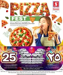 Page 1 dans Offres du Festival de la Pizza chez Safari Qatar