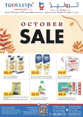 Page 1 in October Sale at Trolleys supermarket UAE