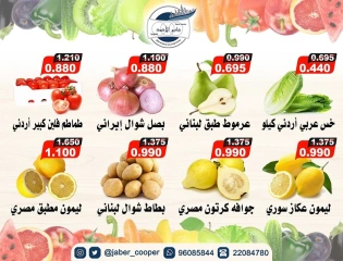 Page 4 in Vegetable and fruit offers at jaber al ahmad co-op Kuwait