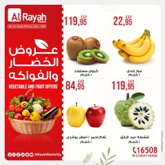 Page 1 in Vegetable and fruit offers at Al Rayah Market Egypt