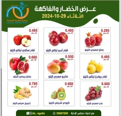 Page 4 in Vegetable and fruit offers at Alegaila co-op Kuwait