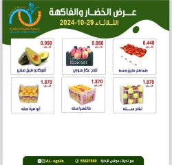 Page 6 in Vegetable and fruit offers at Alegaila co-op Kuwait