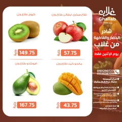 Page 14 in Monday offers chicken, vegetables and fruits at Ghallab Markets Egypt