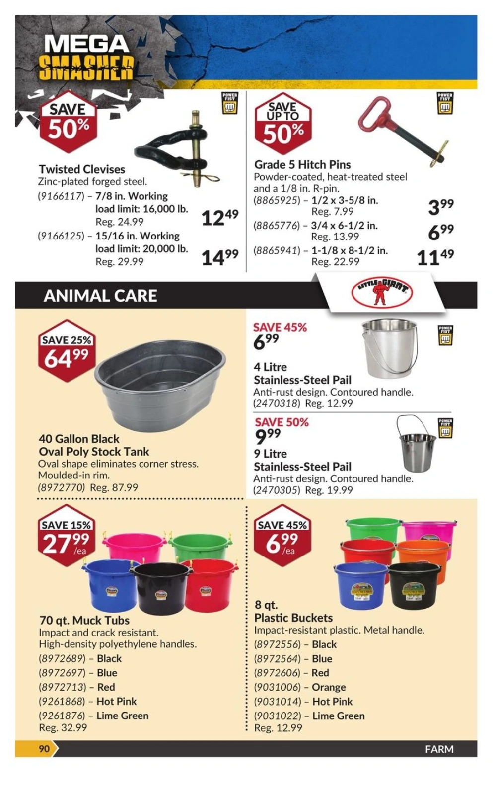 Page 98 in Mega Smasher at Princess Auto Canada