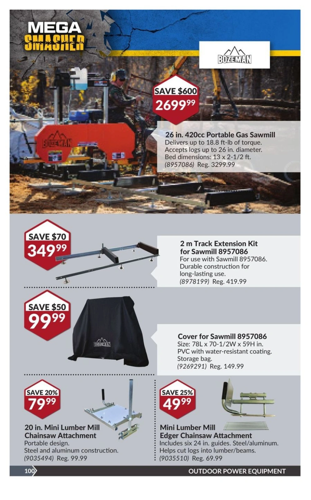 Page 108 in Mega Smasher at Princess Auto Canada