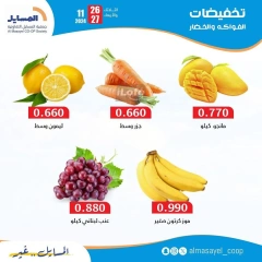 Page 4 in Vegetable and fruit offers at Al Masayel co-op Kuwait