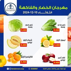 Page 3 in Vegetable and fruit offers at Dahiat Fahd Ahmed co-op Kuwait