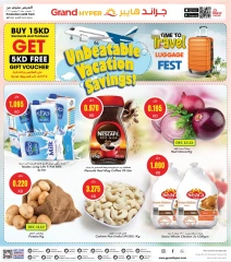 Page 1 in Unbeatable Vacation Savings at Grand Hypermarket Kuwait