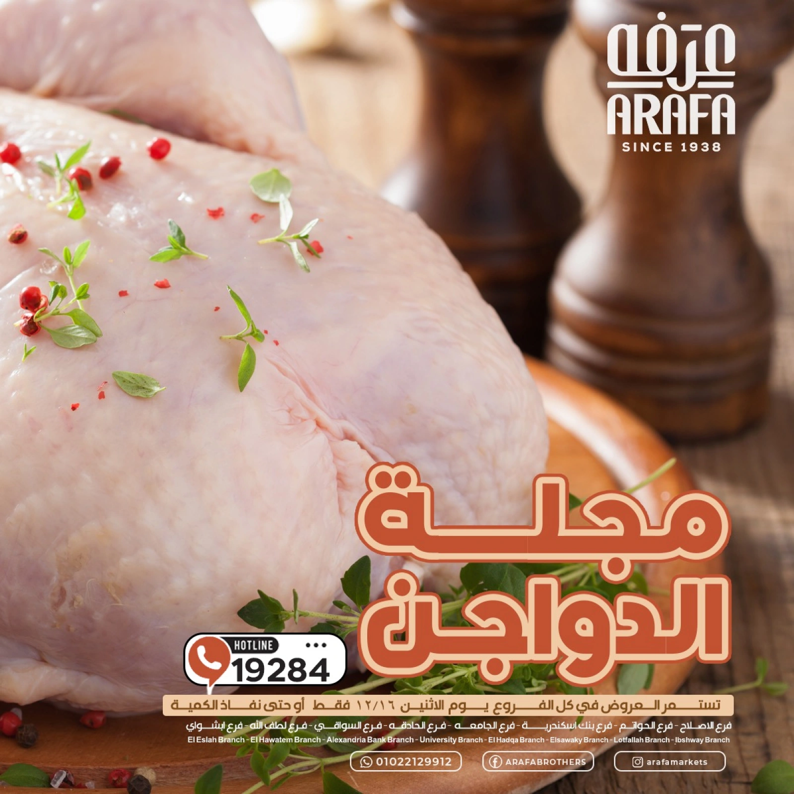 صفحة 1 |مجلة عروض الدواجن لدي عرفة ماركت مصر