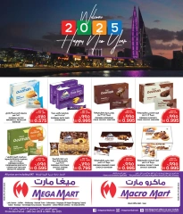 Page 1 in New Year's Sale at Mega mart Bahrain