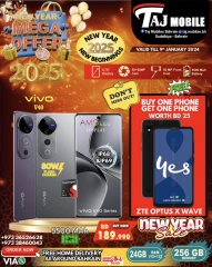 Page 2 in Mega New Year Offers at Taj Mobiles Bahrain