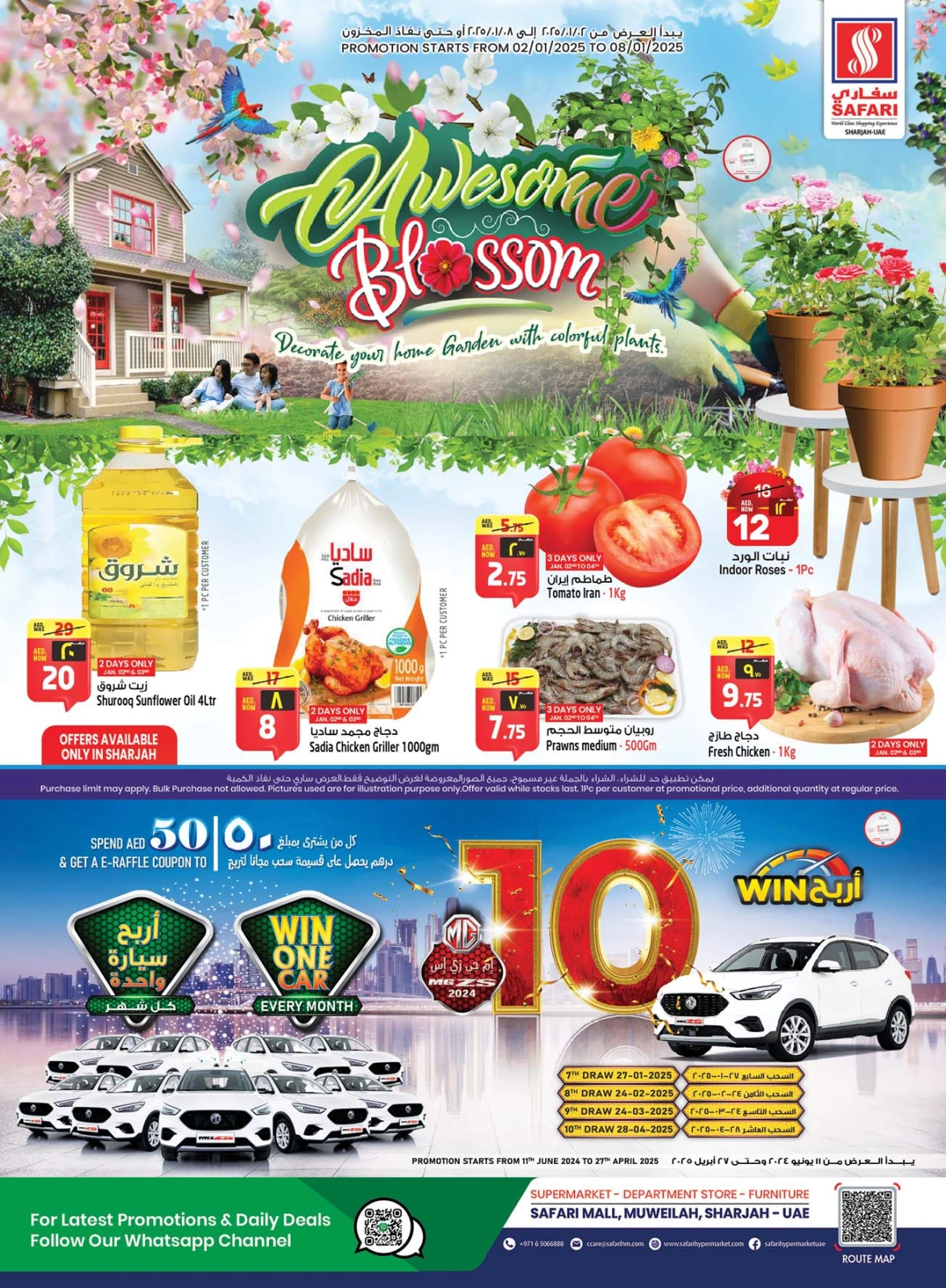 Página 1 en Ofertas increíbles de Blossom en Hipermercado Safari Emiratos Árabes Unidos