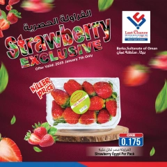 Page 1 in Exclusive Strawberry Offers at Last Chance Oman