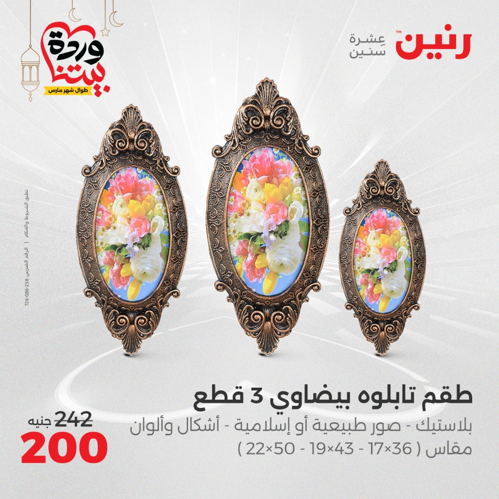 صفحة 10 ضمن عروض قطع الديكور في رنين مصر