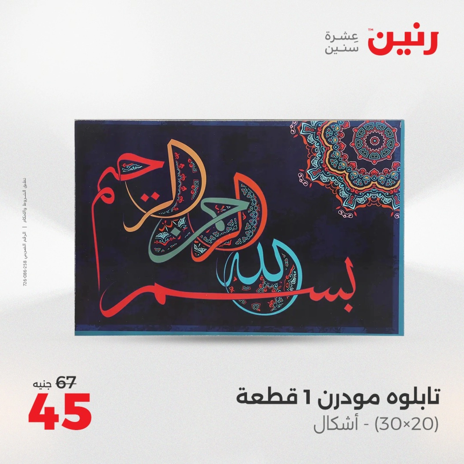 صفحة 12 ضمن عروض قطع الديكور في رنين مصر