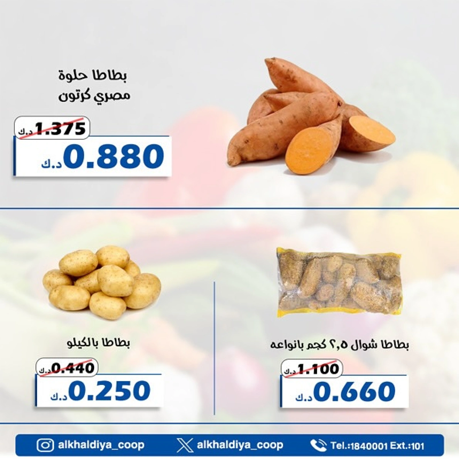 Page 14 in Vegetable and fruit offers at Al Khalidiya co-op Kuwait