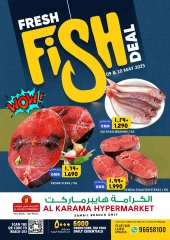 Page 1 dans Offres exclusives sur les poissons chez Hypermarché Al Karama Oman