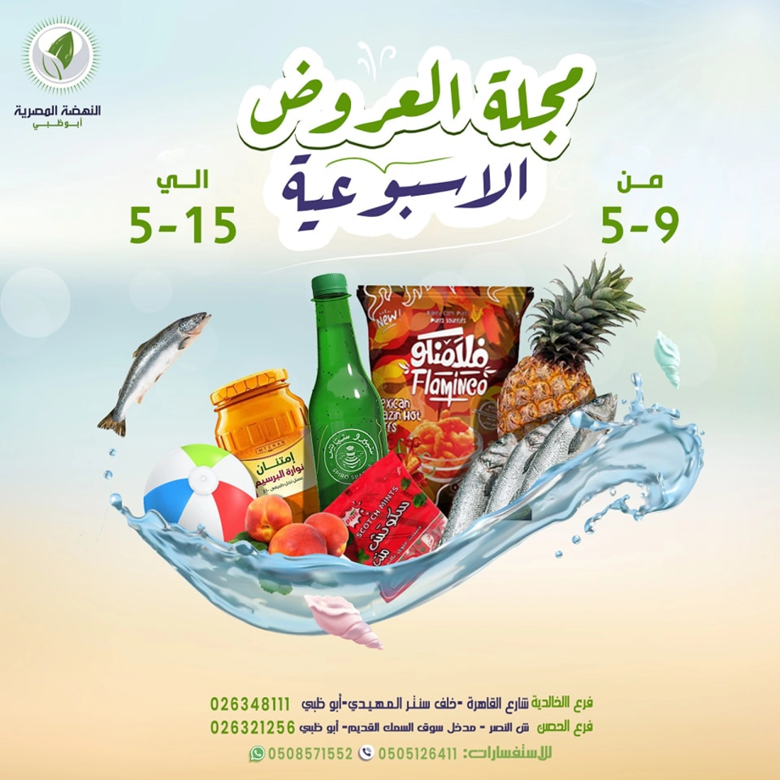صفحة 1 ضمن العروض الأسبوعية في النهضة المصرية الإمارات