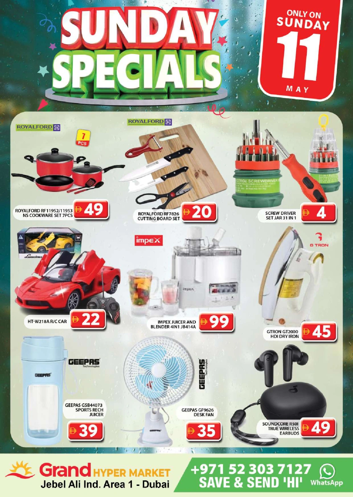 Page 5 in Sunday Specials at Grand Hypermarket UAE