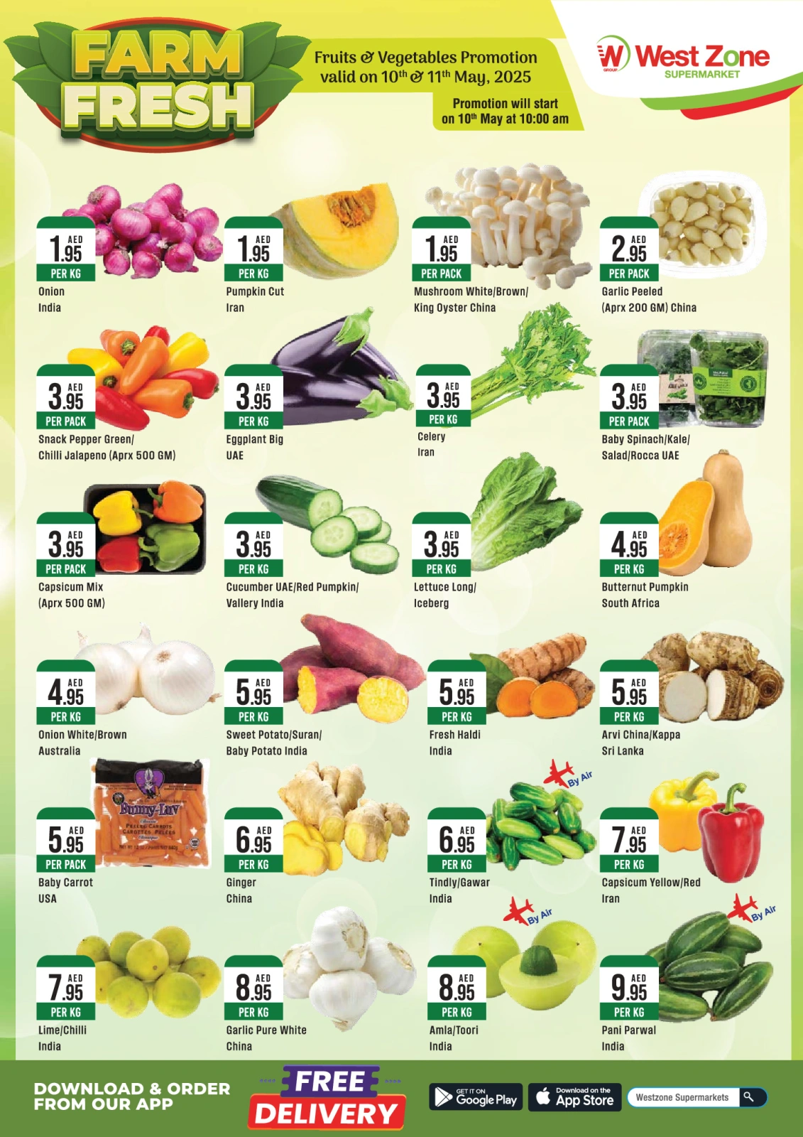 Page 1 dans Offres fraîches chez supermarché West Zone Émirats arabes unis