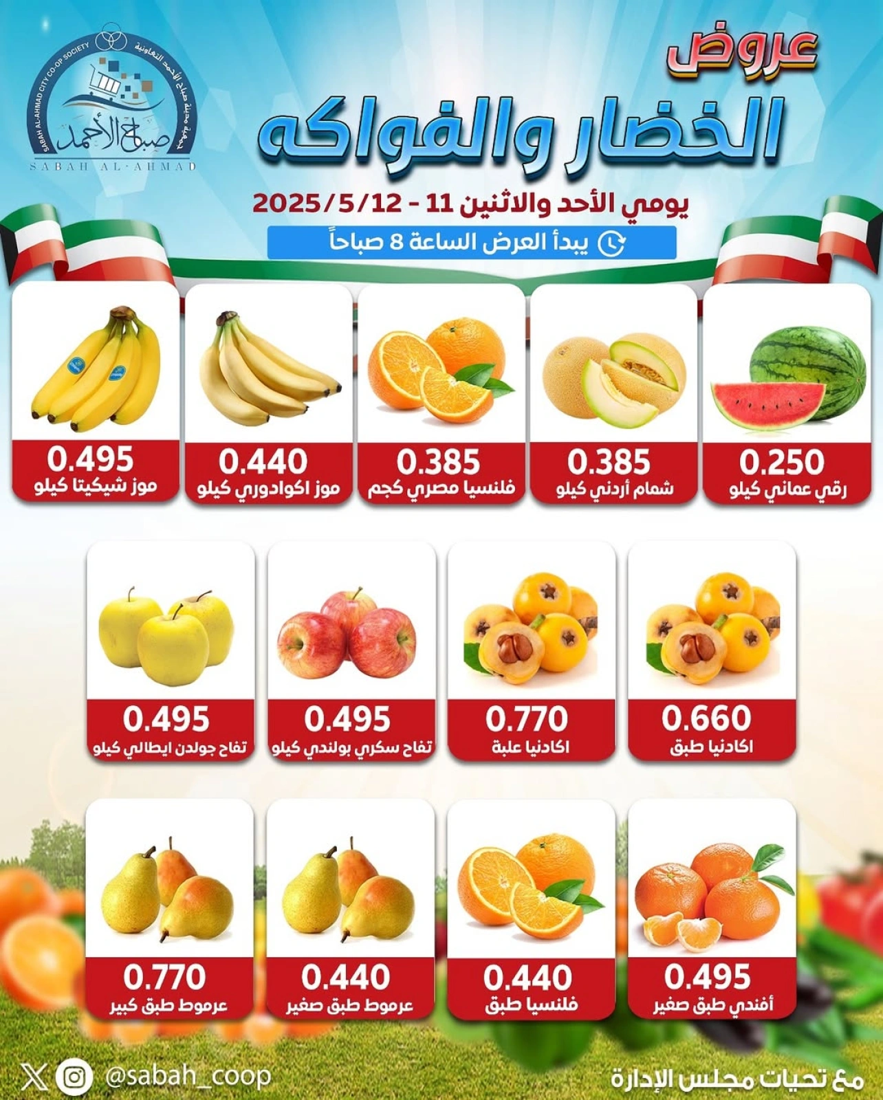 Page 3 |Vegetable and fruit offers at Sabah Al Ahmad co-op Kuwait