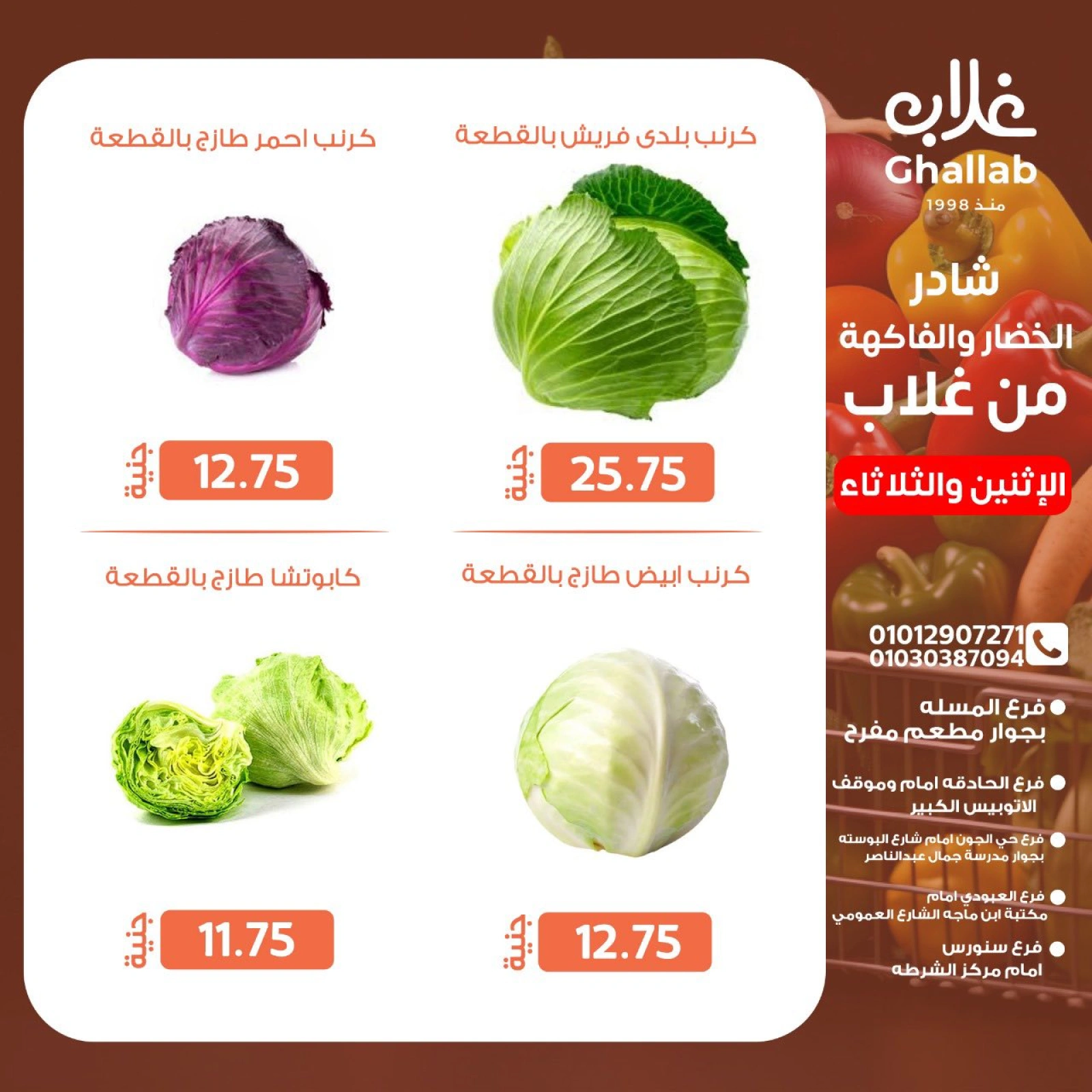 Page 12 dans Fresh deals chez Marchés de Ghallab Egypte