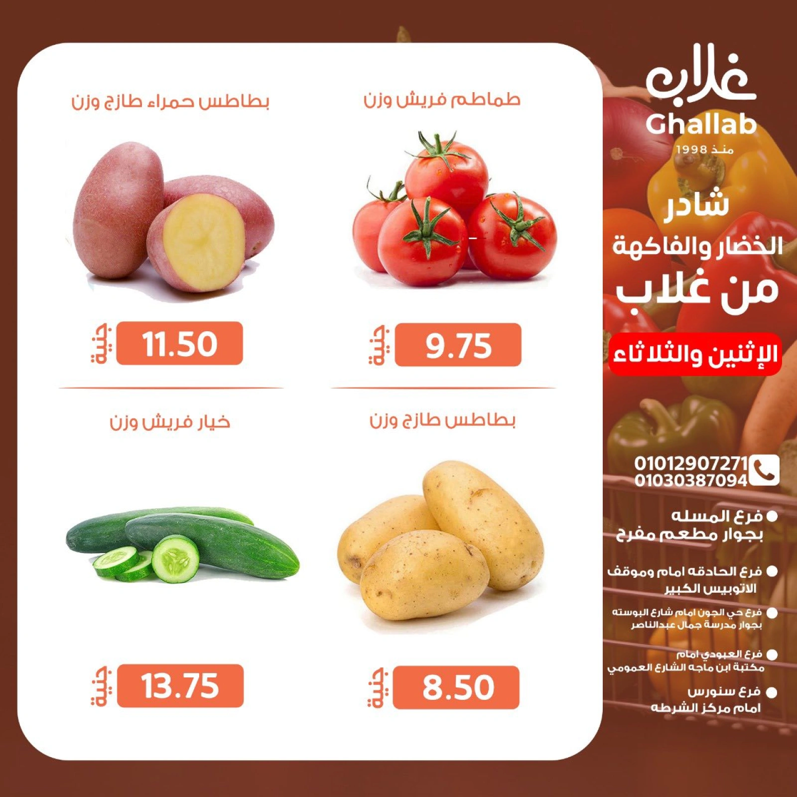 Page 3 dans Fresh deals chez Marchés de Ghallab Egypte
