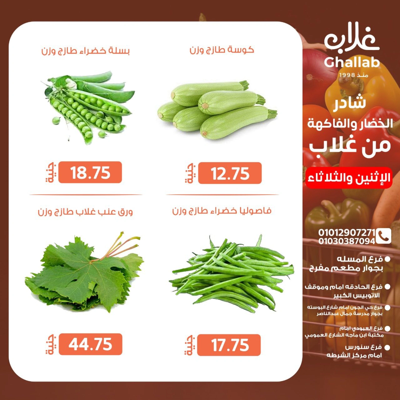 Page 11 dans Fresh deals chez Marchés de Ghallab Egypte