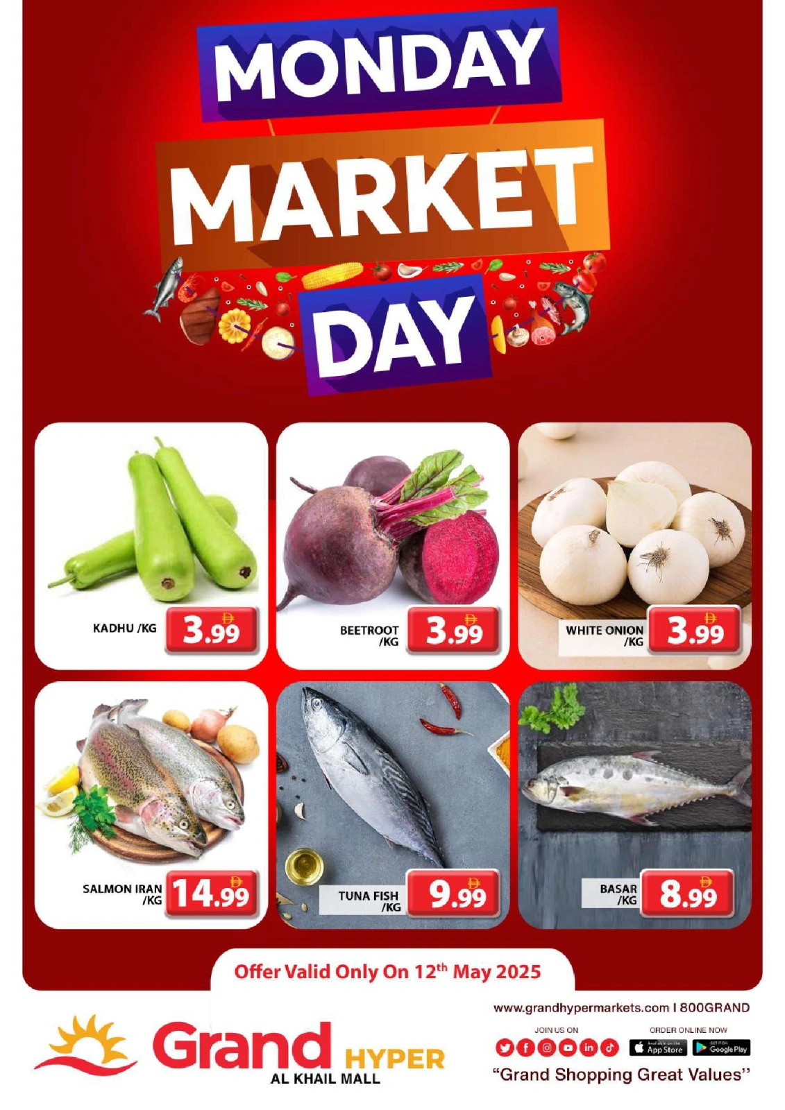 Page 1 in Monday Deals at Grand Hypermarket UAE