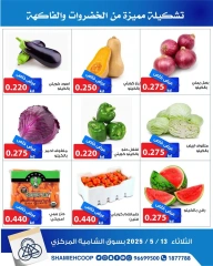 Page 2 |Vegetable and fruit offers at Shamieh coop Kuwait