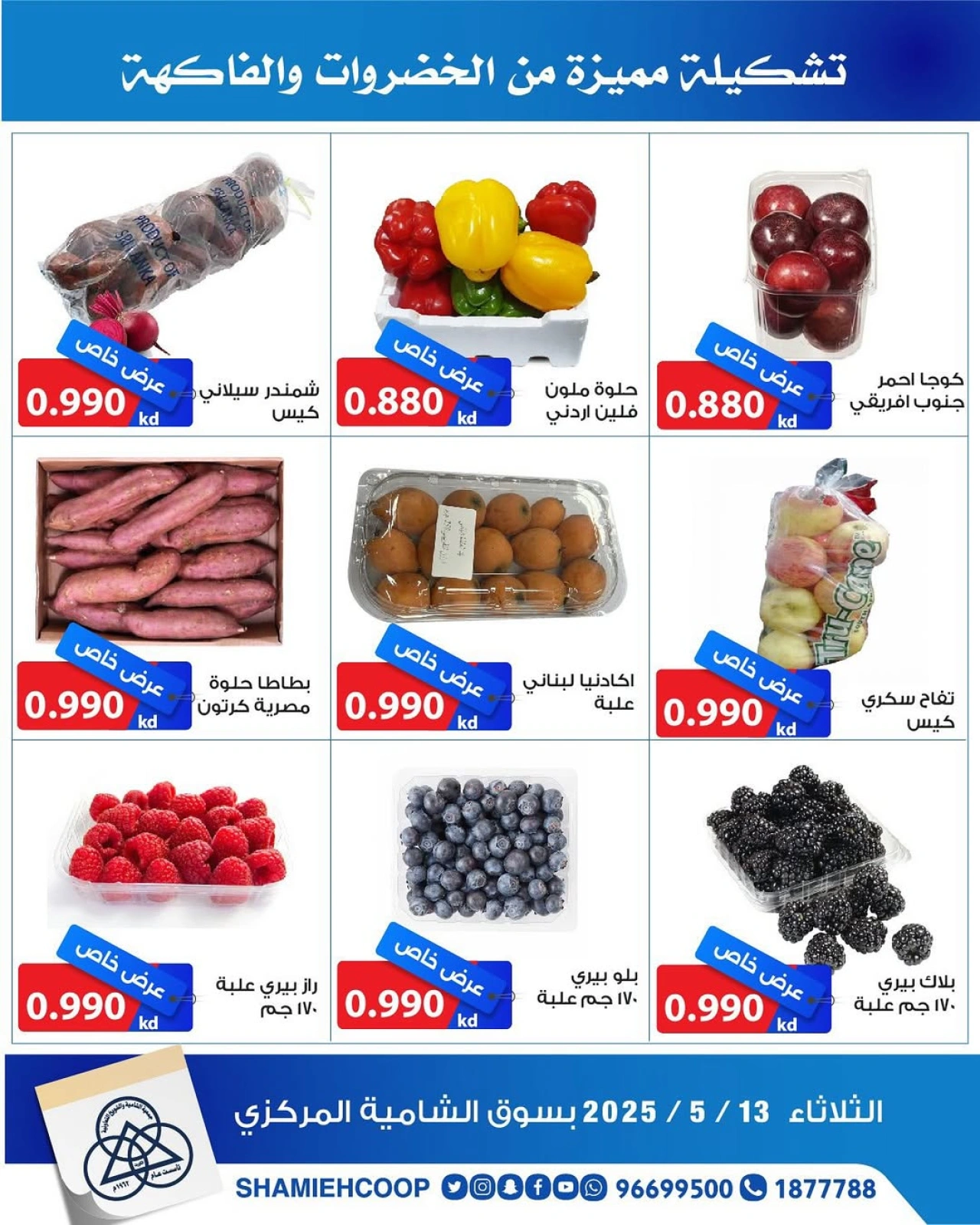 Page 4 |Vegetable and fruit offers at Shamieh coop Kuwait