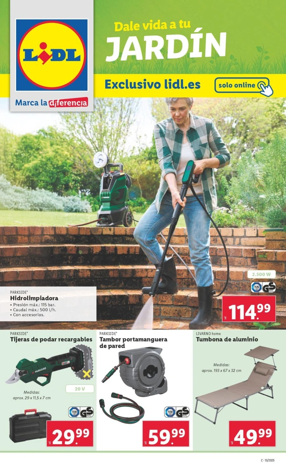 Page 1 in Offers Bring your GARDEN to life at Lidl Spain
