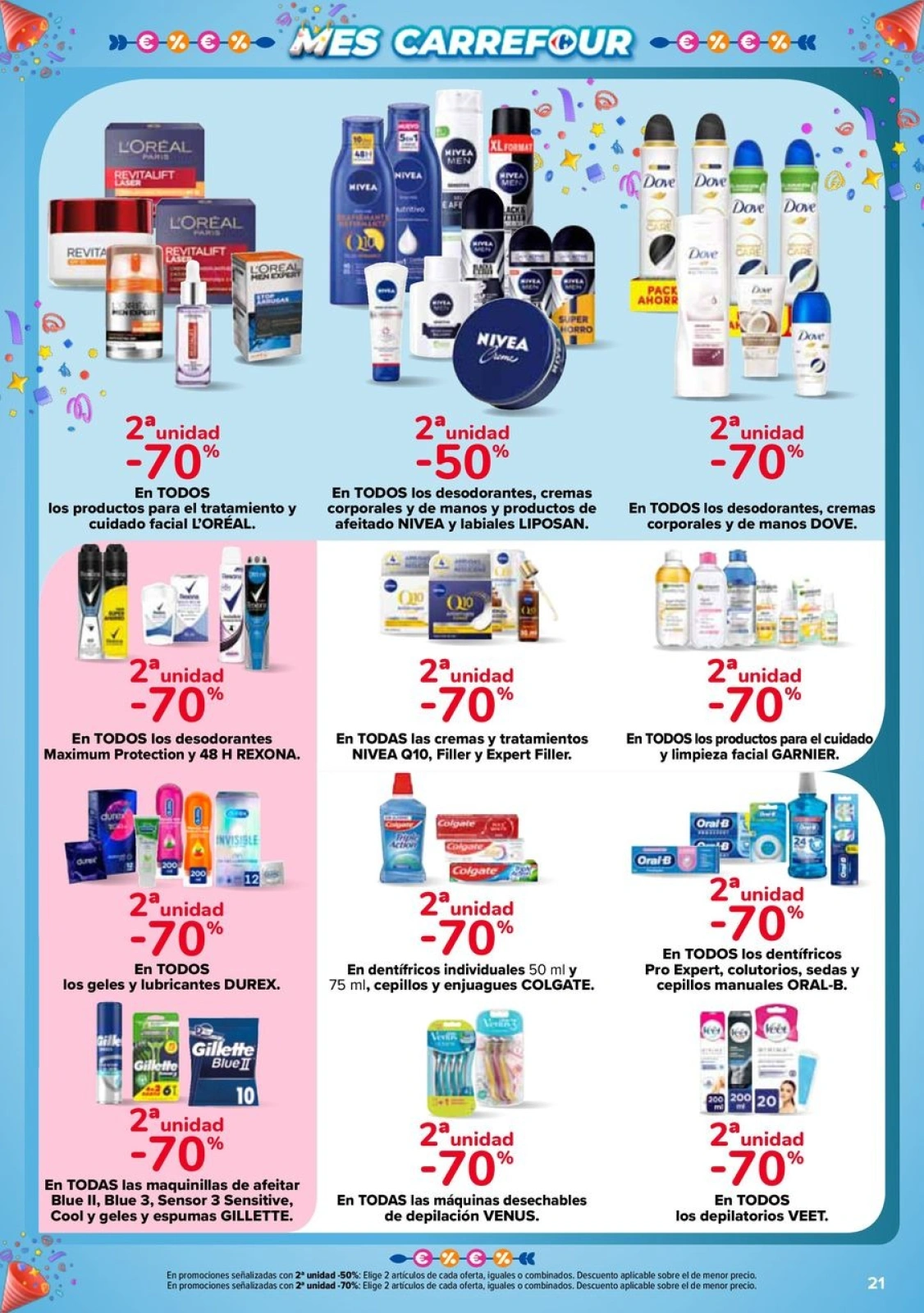 Página 21 en 50% QUE VUELVE + 2ªUD. AL -50% en Carrefour España