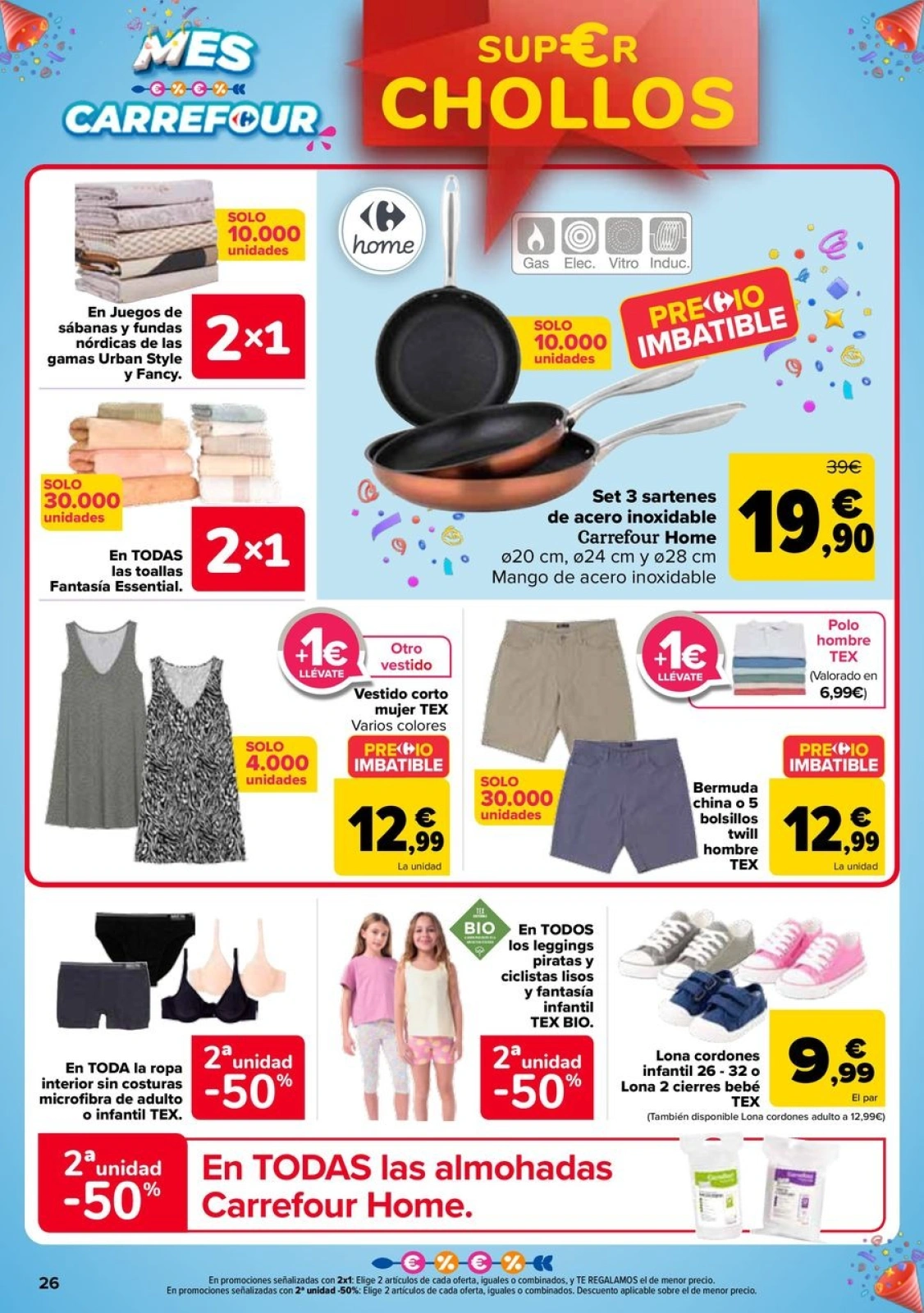 Página 26 en 50% QUE VUELVE + 2ªUD. AL -50% en Carrefour España