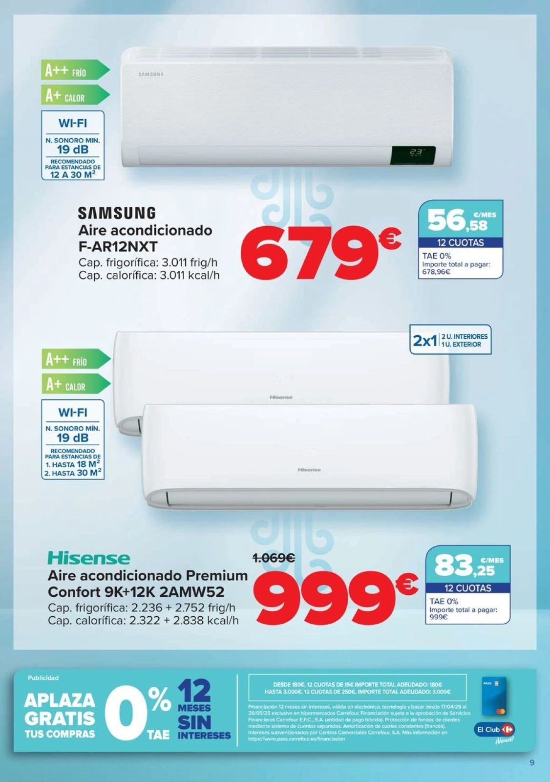 Page 9 in AIR CONDITIONING - VENTILATION Offers at Carrefour Spain