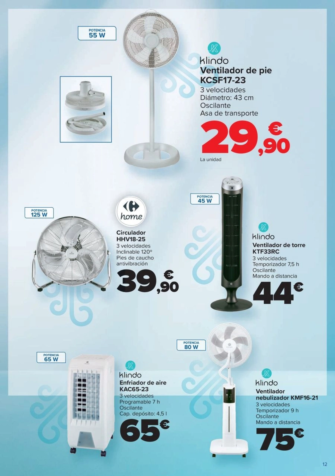 Page 12 in AIR CONDITIONING - VENTILATION Offers at Carrefour Spain