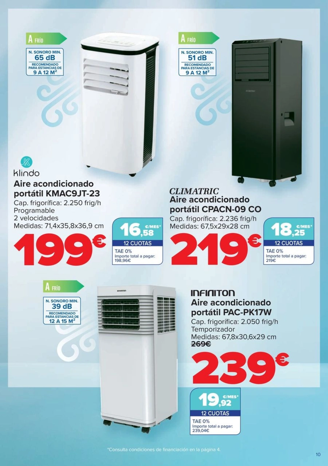 Page 10 in AIR CONDITIONING - VENTILATION Offers at Carrefour Spain