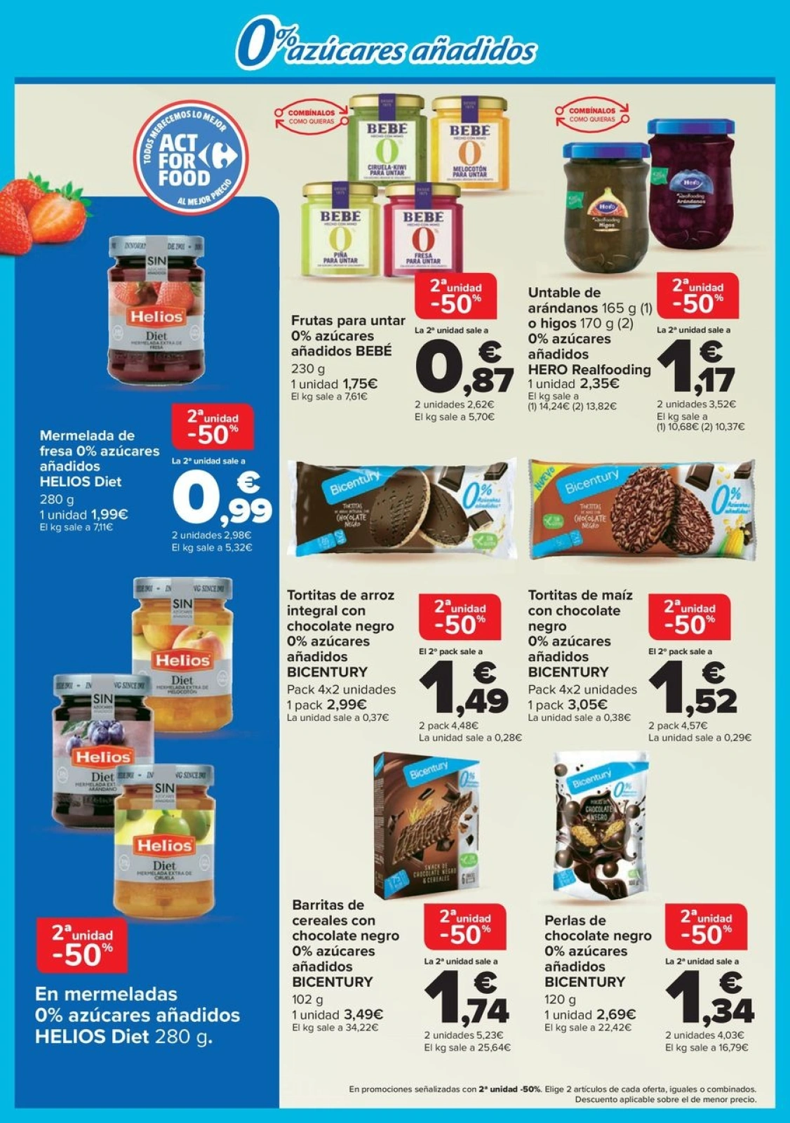 Page 4 in Offers without added sugars at Carrefour Spain
